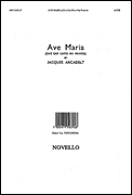 Ave Maria SATB choral sheet music cover